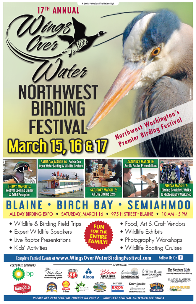 WOW Schedule Publication | Wings Over Water | Birding Festival | Blaine, WA